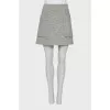 Straight cut skirt with patch pockets