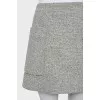 Straight cut skirt with patch pockets