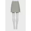 Straight cut skirt with patch pockets