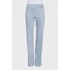 Light blue corduroy trousers