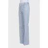 Light blue corduroy trousers