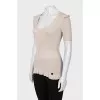 Tight silk t-shirt