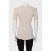Tight silk t-shirt