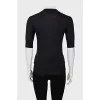 Black T-shirt with crystals