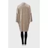 Velvet cardigan with buttons