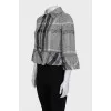 Cropped tweed jacket