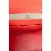 Trapeze leather and suede bag