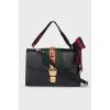 Leather bag with Sylvie decor