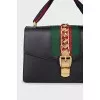 Leather bag with Sylvie decor