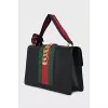 Leather bag with Sylvie decor