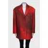 Oversized Gradient Blazer