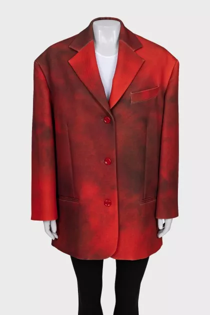 Oversized Gradient Blazer