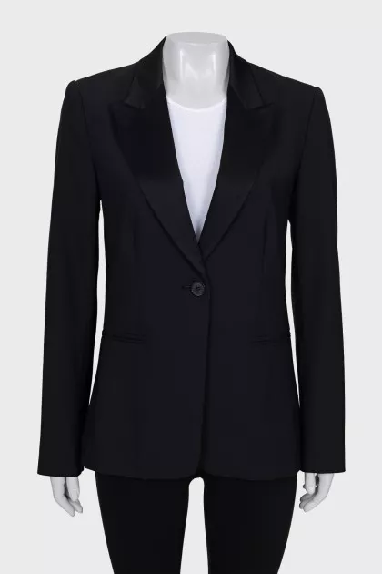 Woolen button down jacket