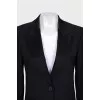 Woolen button down jacket