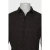 Men's Polka Dot Corduroy Shirt