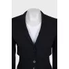 Jacket with a built-in vest