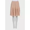 Pleated midi skirt