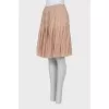 Pleated midi skirt