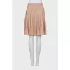 Pleated midi skirt