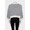 Oversized striped jumper