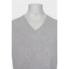 Men's grey pullover
