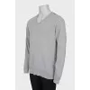 Men's grey pullover