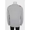 Men's grey pullover