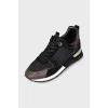 Run Away print sneakers