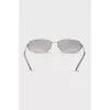 Silver oval frame