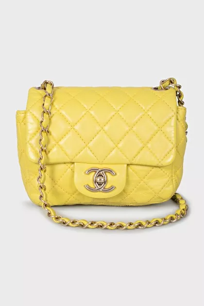 Leather Mini Flap Bag