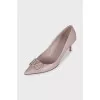 VLogo leather shoes