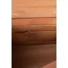 Trapeze suede and leather bag