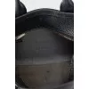 Leather crossbody bag with brand logo