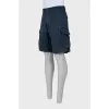 Men's shorts with button pockets