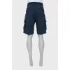 Men's shorts with button pockets