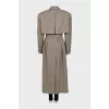Beige oversized trench coat