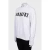 Sweatshirt with brand logo