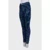 Джинси tapered fit в принт
