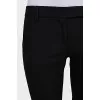 Black skinny shorts