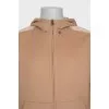 Men's reversible hooded jacket