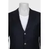 Men's straight-cut cashmere jackets