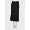 Straight black skirt