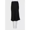 Straight black skirt