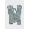 Striped Hat and Gloves Set
