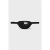 Men's waist bag with signature embroidery