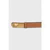 Kelly 18 Leather Belt with Gold Buckle