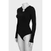 Bodysuit with silver decor