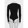 Bodysuit with silver decor