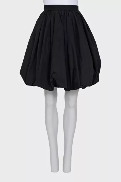 High-waisted fitted skirt