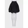 High-waisted fitted skirt